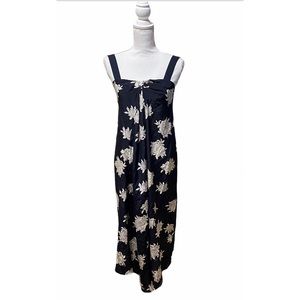 Vince. Silk Floral Print Draped ResortWear Maxi